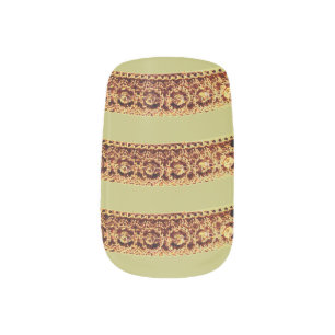 Olive Green - Style - Gold Minx Nail Art