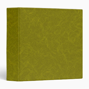 Olive green surface with subtle swirling pattern 3 ring binder