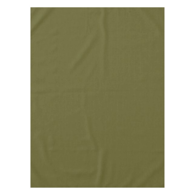Olive green tablecloth (Front)