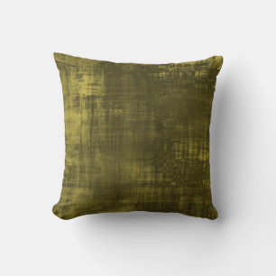 Olive Green Throw Pillow