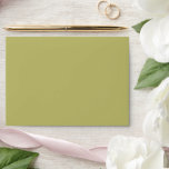 Olive green wedding envelopes<br><div class="desc">Olive green wedding envelopes with olive liner color.</div>