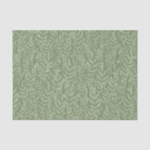 Olive Green Wedding Vintage Botanical Tissue Paper