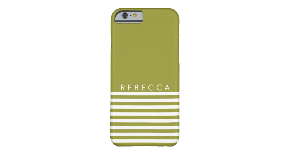 Personalized Striped Phone Case