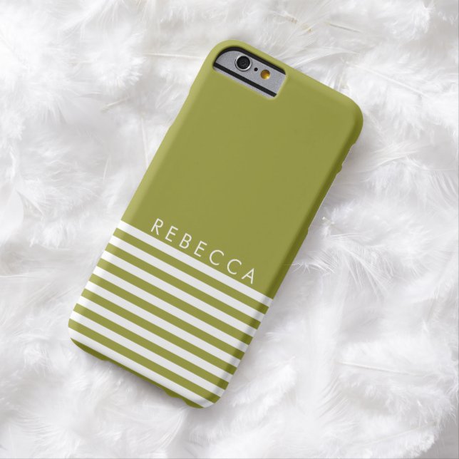 Personalized Striped Phone Case