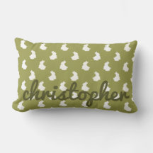 Olive Green Woodland Bunny Nursery