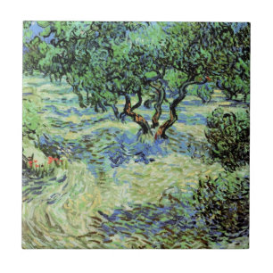 Olive Grove by Vincent van Gogh Ceramic Tile