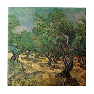 Olive Grove by Vincent van Gogh Ceramic Tile