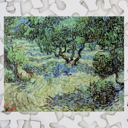 Olive Grove by Vincent van Gogh Jigsaw Puzzle