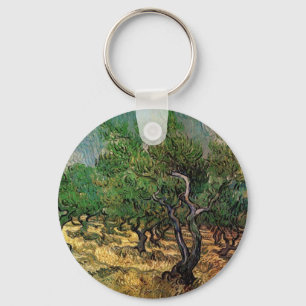 Olive Grove by Vincent van Gogh Keychain