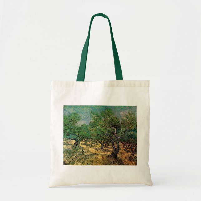 Olive Grove by Vincent van Gogh Tote Bag (Front)