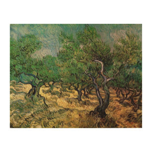 Olive Grove by Vincent van Gogh Wood Wall Art