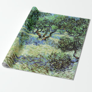 Olive Grove by Vincent van Gogh Wrapping Paper