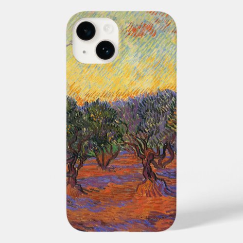 Olive Grove Orange Sky by Vincent van Gogh Case_Mate iPhone 14 Case