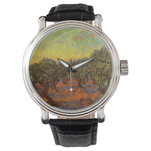Olive Grove, Orange Sky by Vincent van Gogh Watch