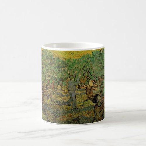 Olive Grove with Picking Figures Vincent van Gogh Coffee Mug
