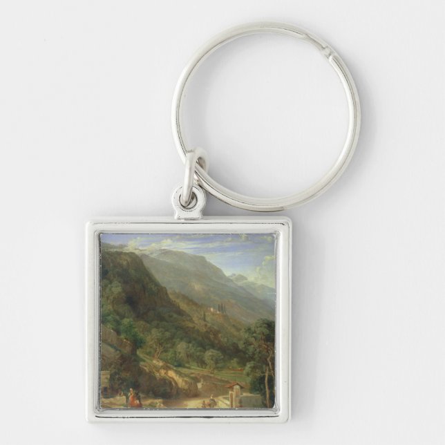 Olive Groves at Varenna, Lake Como, Italy, 1861 (o Keychain (Front)