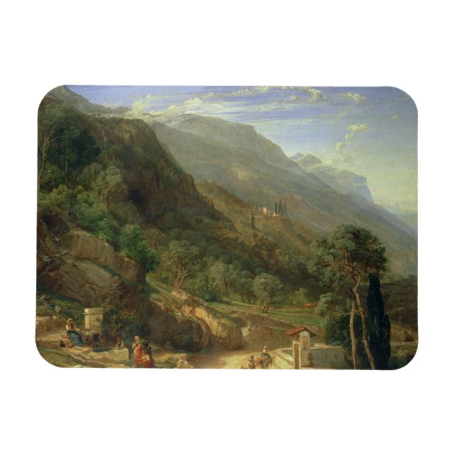 Olive Groves at Varenna, Lake Como, Italy, 1861 (o Magnet (Horizontal)