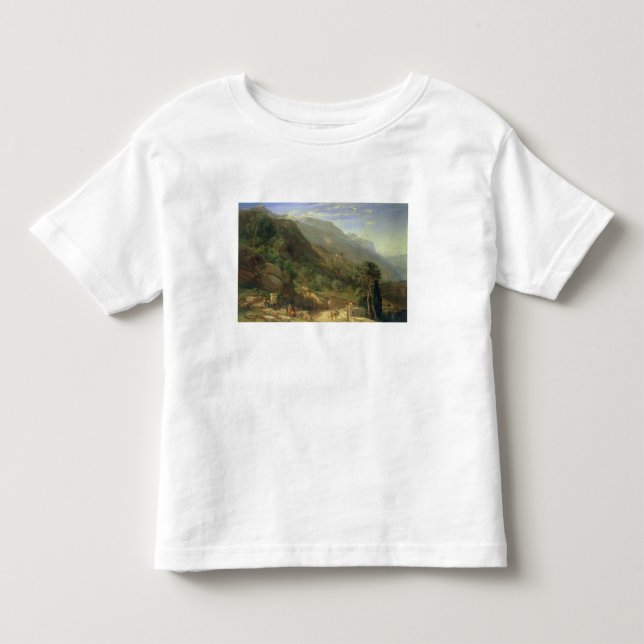Olive Groves at Varenna, Lake Como, Italy, 1861 (o Toddler T-shirt (Front)