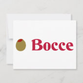 Olive (I Love) Bocce (Front)