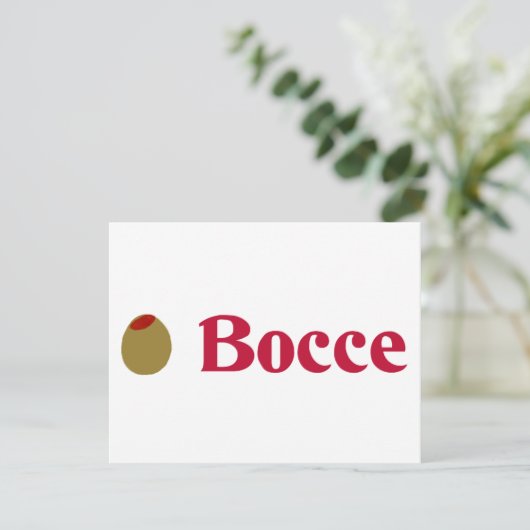 Olive (I Love) Bocce (Standing Front)