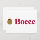 Olive (I Love) Bocce (Front/Back)