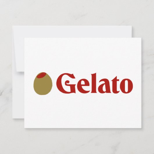 Olive (I Love) Gelato (Front)