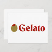 Olive (I Love) Gelato (Front/Back)