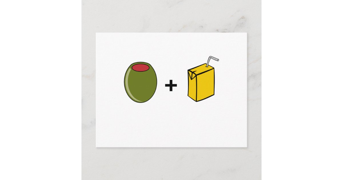 Olive Juice I Love You Postcard Zazzle