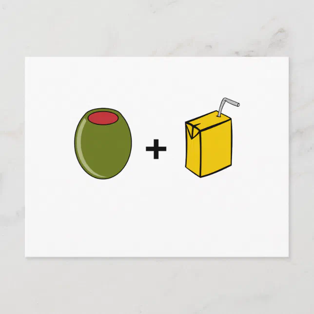 Olive Juice I Love You Postcard Zazzle