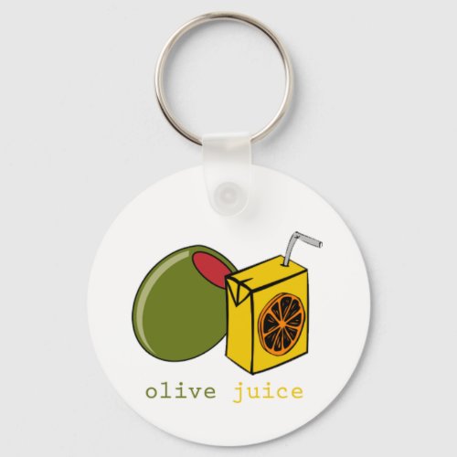 Olive Juice Keychain