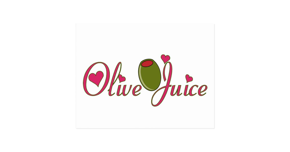 Olive Juice Postcard