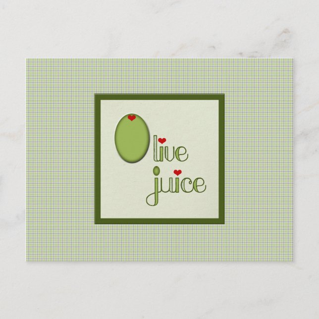 Olive Juice Postcard (Front)