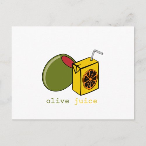 Olive Juice Postcard