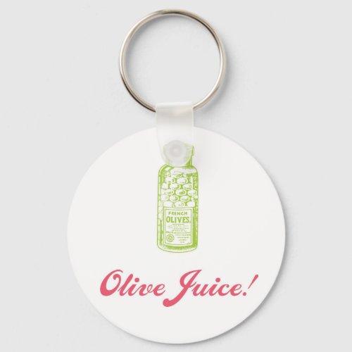 Olive Juice Valentines Day Keyring