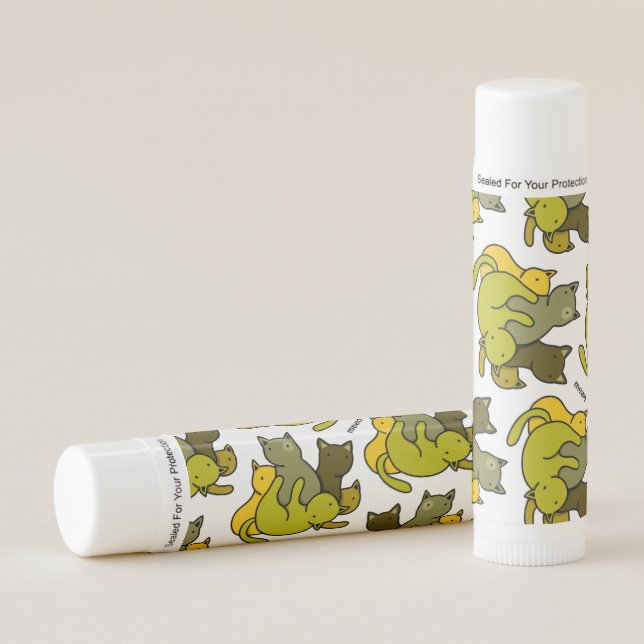 Olive kittens lip balm (Front)