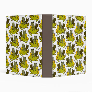 Olive kittens mini binder