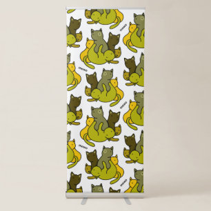 Olive kittens retractable banner
