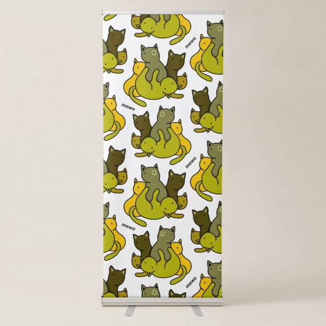 Olive kittens retractable banner (Front)