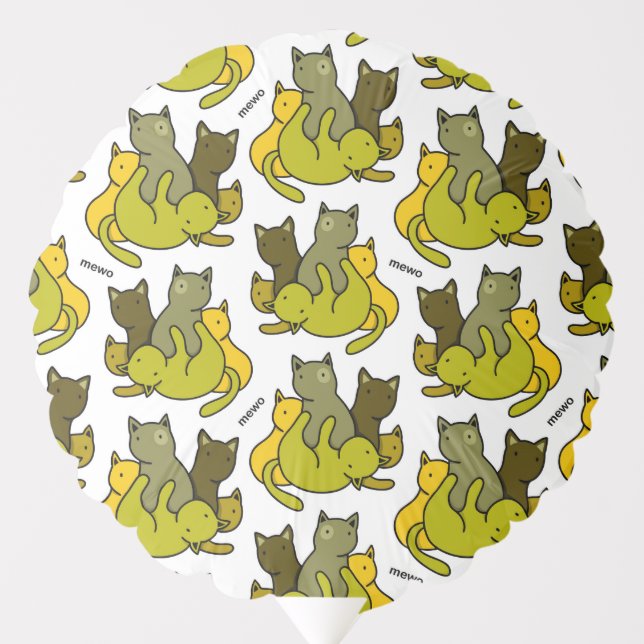 Olive kittensOlive kittens Balloon (Front)