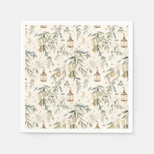Olive & Lantern Islamic Party Napkins