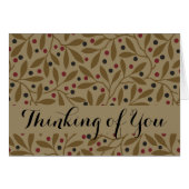 Olive Leaf Berry Earthy Willow Branch (Front Horizontal)