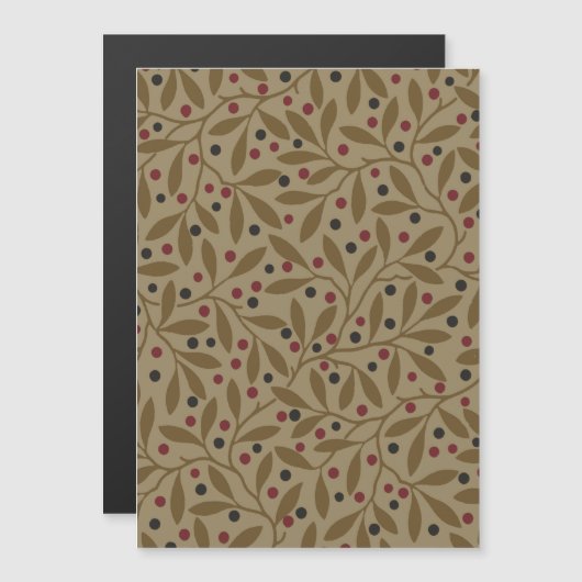 Olive Leaf Berry Earthy Willow Branch (Front/Back)