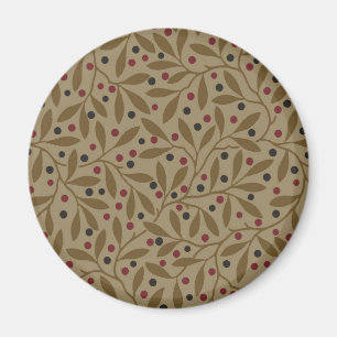Olive Leaf Berry Earthy Willow Branch Magnet