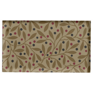 Olive Leaf Berry Earthy Willow Branch Place Card Holder