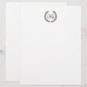 Olive Leaf Letter Head (Front/Back)