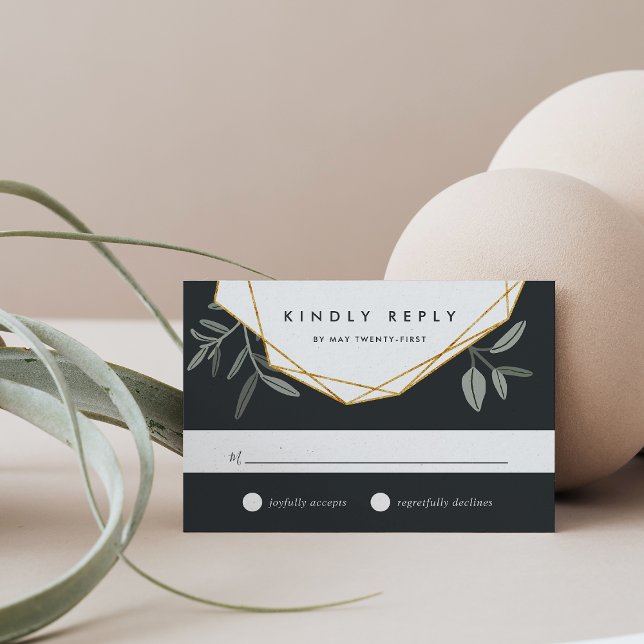 Olive Leaf RSVP Card (Creator Uploaded)