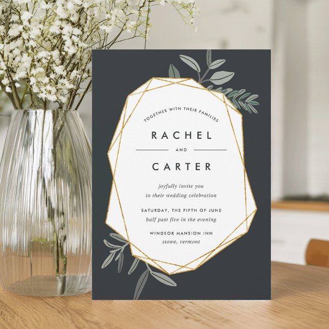 Olive Leaf Wedding Invitation (Creator Uploaded)
