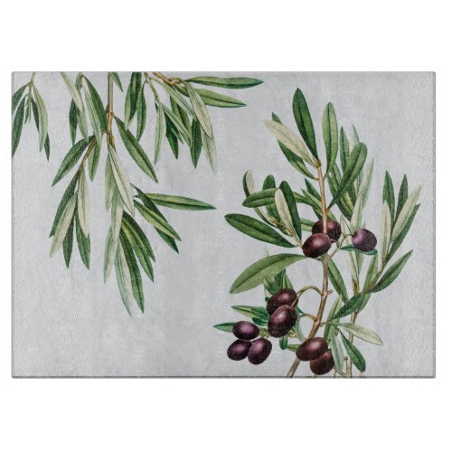 Olive Leaves Mediterranean Greek Island  Cutting Board