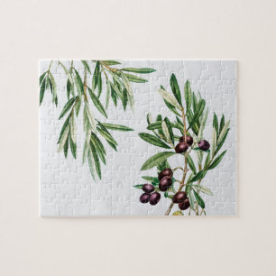 Olive Leaves Mediterranean Greek Island Jigsaw Puzzle