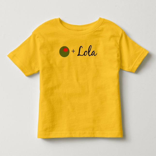 Olive Lola Toddler T-shirt (Front)
